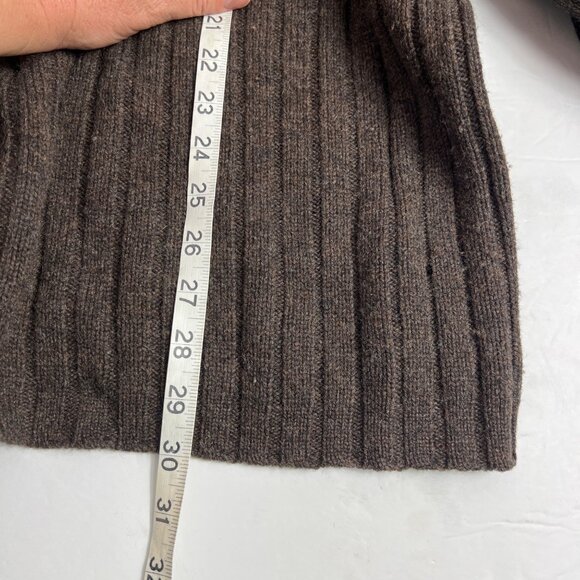 Vintage Gap Men's 100% Lambswool Sweater Ribbed Size XL Crewneck Boxy Chunky - Picture 11 of 12